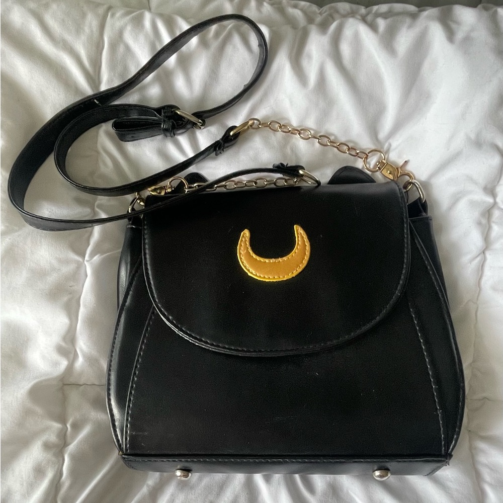 Cute Kawaii Sailor Moon Cat Luna Anime Crossbody Bag